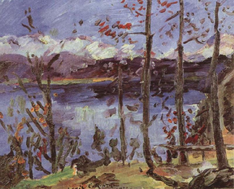 Lovis Corinth Easter at Lake Walchen oil painting image